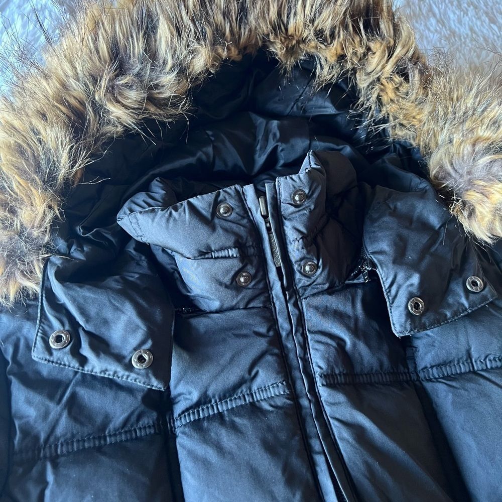 NWOT Weatherproof Black Down Puffer Coat Parka with Removable Faux Fur Hood S - Picture 12 of 16